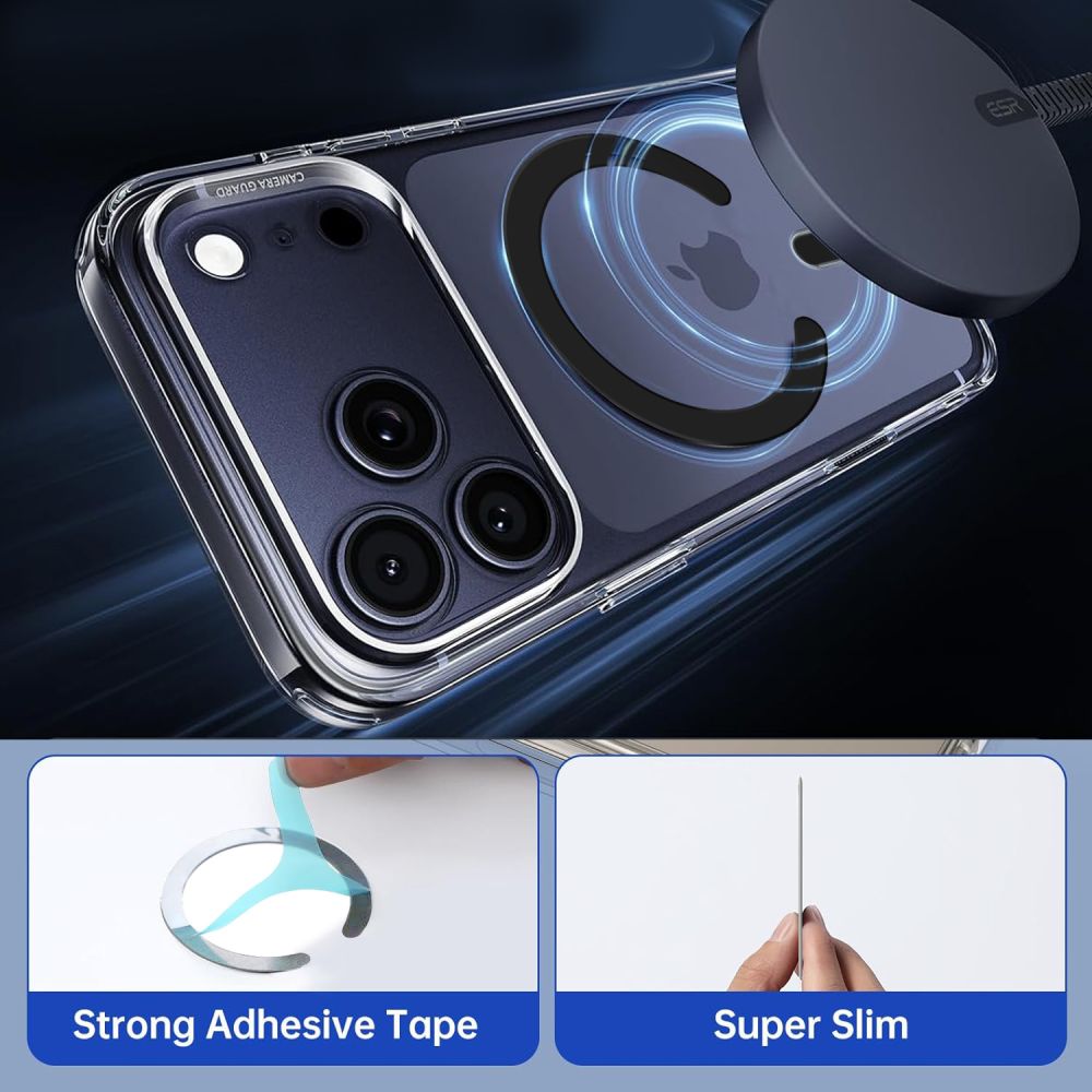 MagSafe Tech-Protect MMP-200 Magnetisk ring til telefon - sort