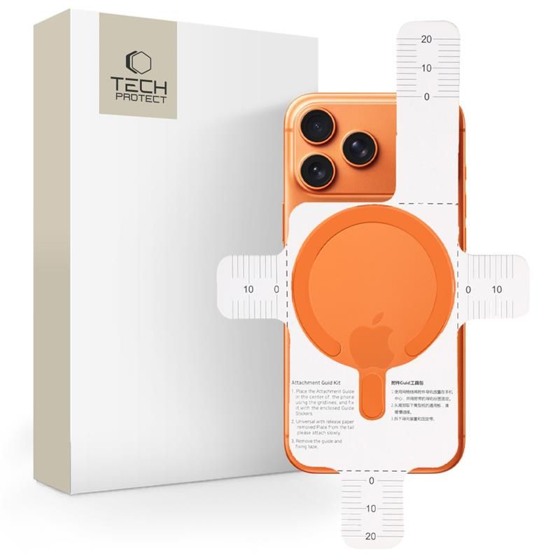 MagSafe Tech-Protect MMP-200 Magnetisk ring til telefon - orange