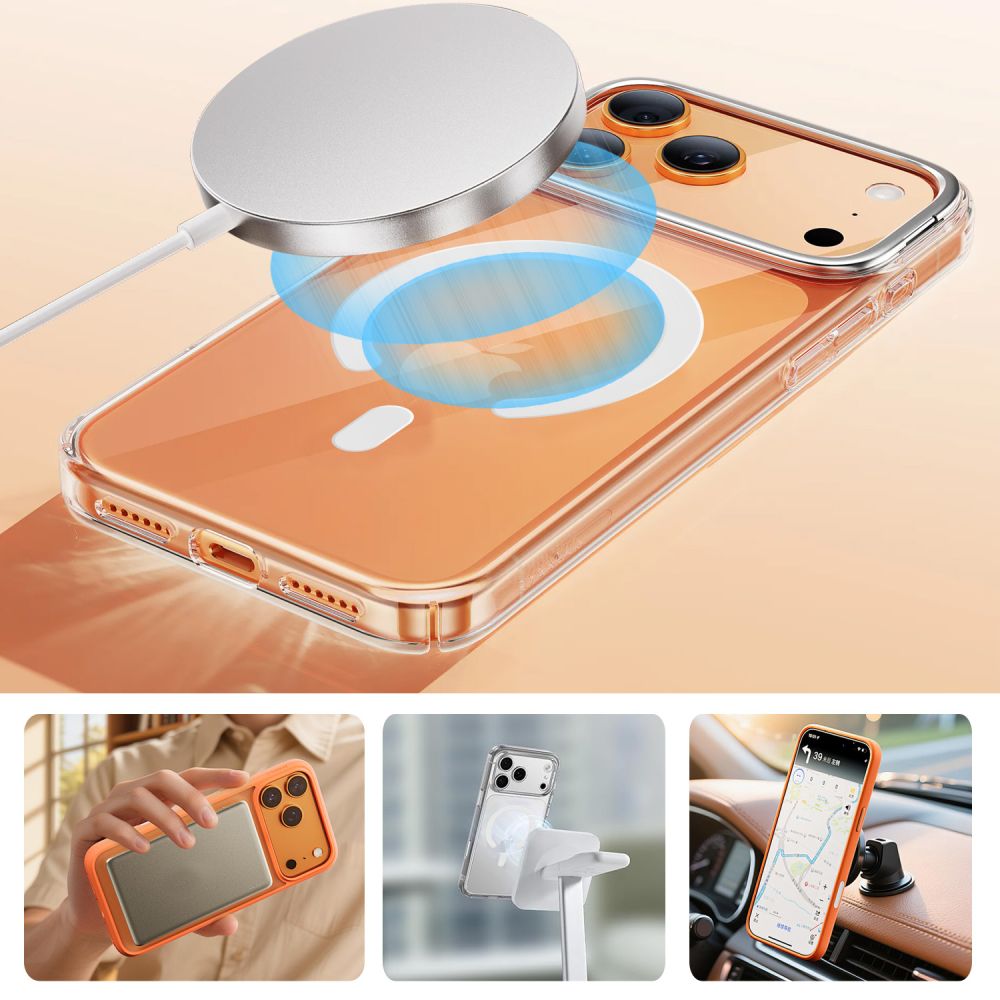 MagSafe Tech-Protect MMP-200 Magnetisk ring til telefon - hvid