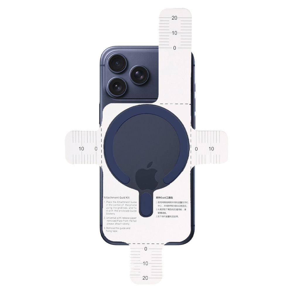 MagSafe Tech-Protect MMP-200 Magnetisk Ring til Telefon - Navy Blue