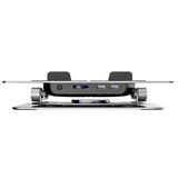 Wozinsky WDCX-X16-AS CoolBase RGB 360° cooling stand for laptop and tablet - silver