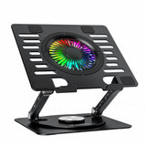 Wozinsky WDCX-X16-AS CoolBase RGB 360° Cooling Stand for Laptop and Tablet - Black