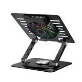 Wozinsky WDCX-X16-AS CoolBase RGB 360° Cooling Stand for Laptop and Tablet - Black