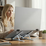Wozinsky WDCX-X8S Foldable Adjustable Laptop Stand - Silver