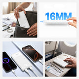Powerbank Wozinsky Wpower WPBBK-3 10000 mAh 10W 2x USB-A 2A - hvid