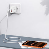 Tech-Protect NC140W-GAN 4-port 140W vægoplader - hvid