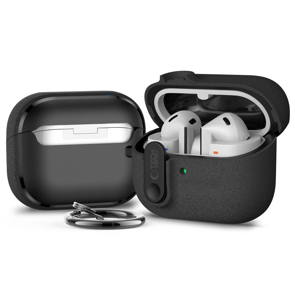 Tech-Protect Slim Hook Case til Samsung Galaxy Buds 3 / 3 FE / 3 Pro - sort