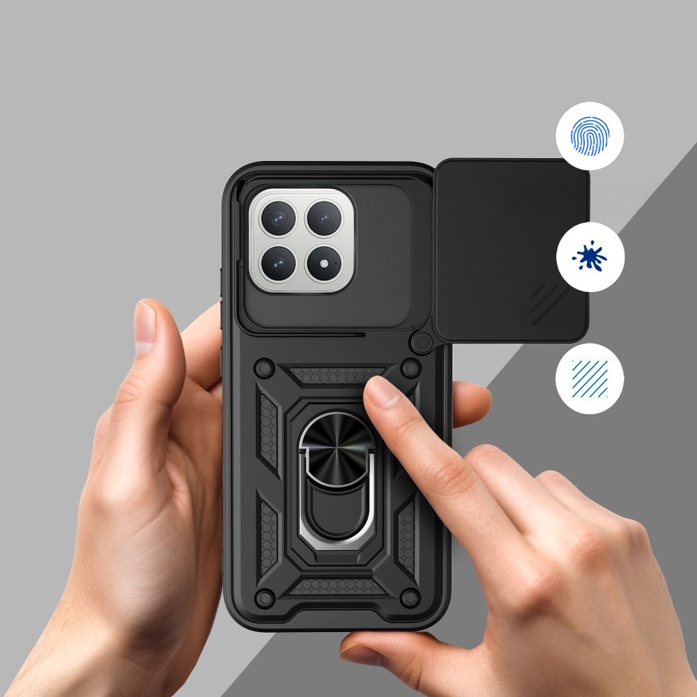 Tech-Protect CamShield Pro Case til Xiaomi Poco F8 - sort