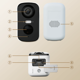 Dreame Navo Care SE 1 Outcam outdoor camera with solar panel - white
