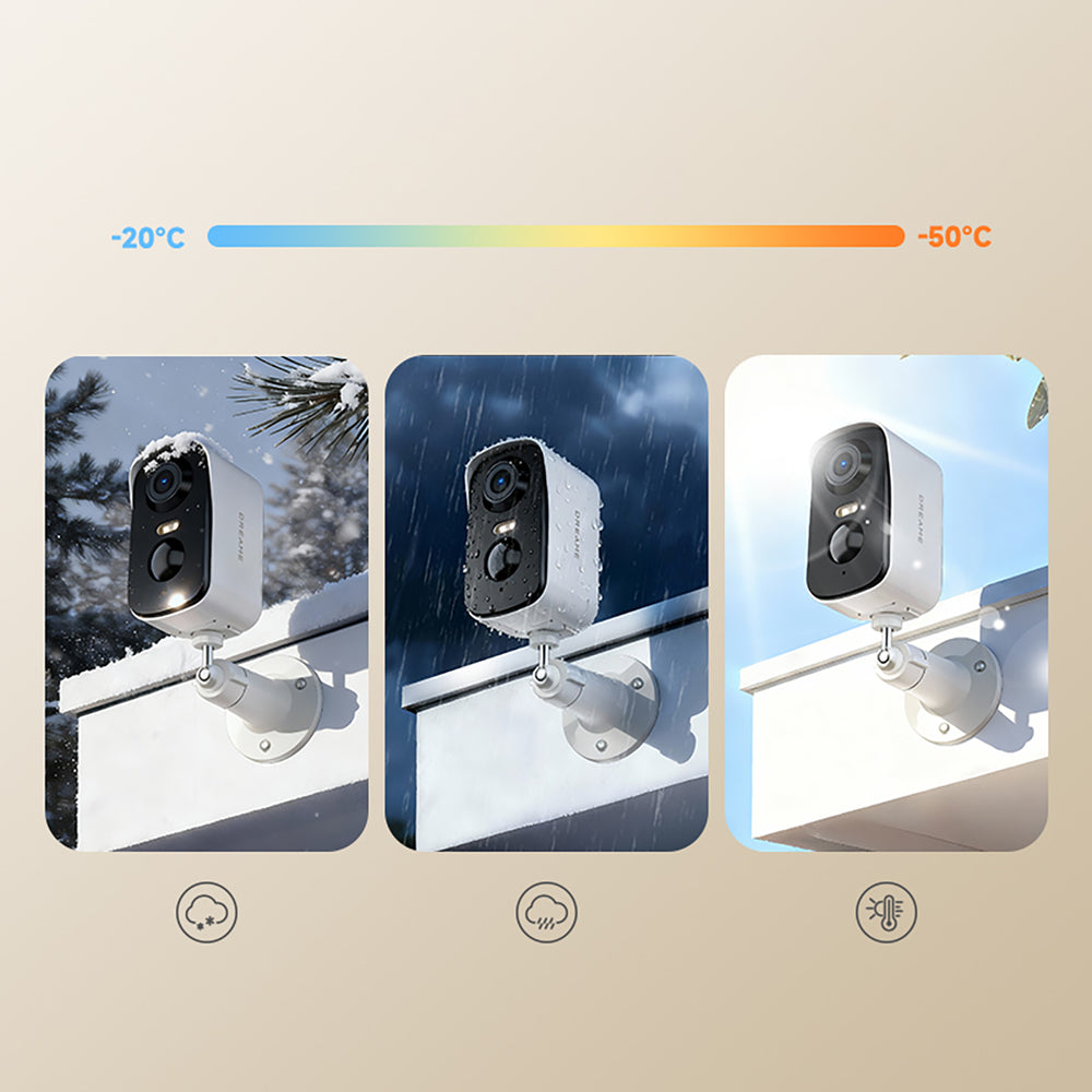 Dreame Navo Care SE 1 Outcam outdoor camera with solar panel - white