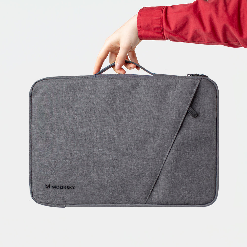 Wozinsky WTNP-17G 17" Laptop Bag with Retractable Handle - Gray