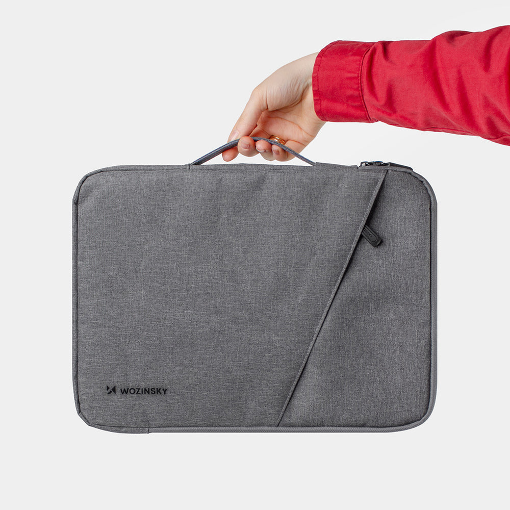 Wozinsky WTNP-14G 13-14" Laptop Bag with Retractable Handle - Gray
