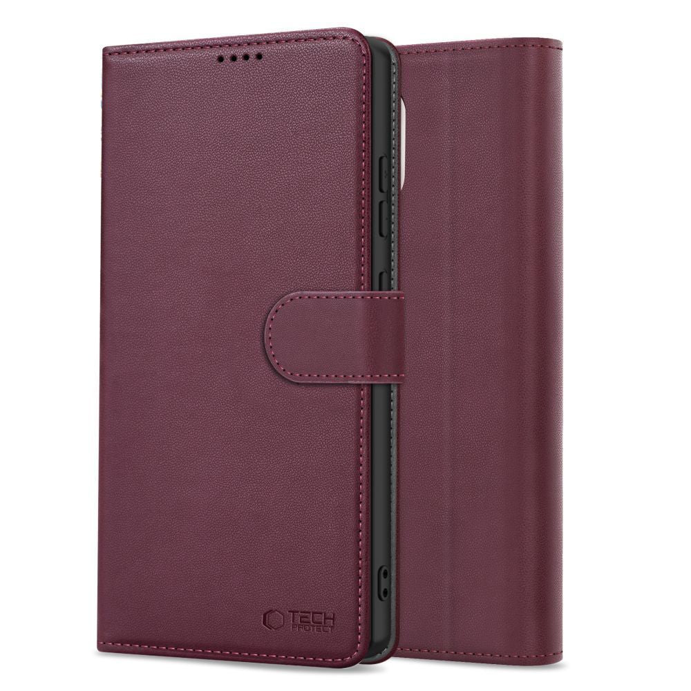 Tech-Protect Wallet Case til Xiaomi Redmi Note 15 Pro 5G - Burgundy