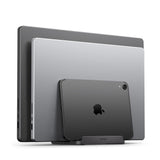 Spigen LD208S4 skrivebordsorganisator til bærbare computere, tablets, smartphones og tastaturer - grå