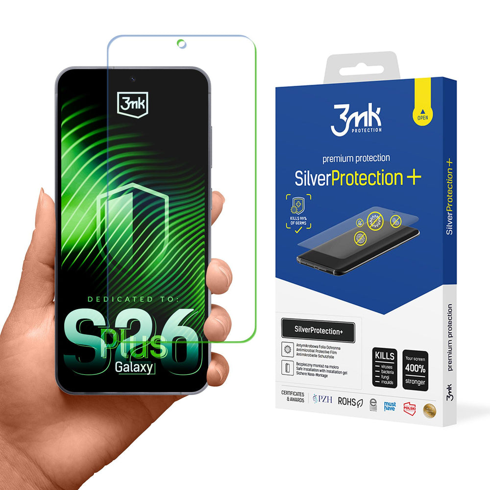 3mk SilverProtection+ beskyttelsesfilm til Samsung Galaxy S26+