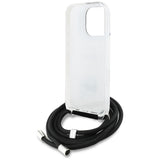 Karl Lagerfeld IML Crossbody Karl&Choupette Head Case til iPhone 16 Pro Max - Hvid