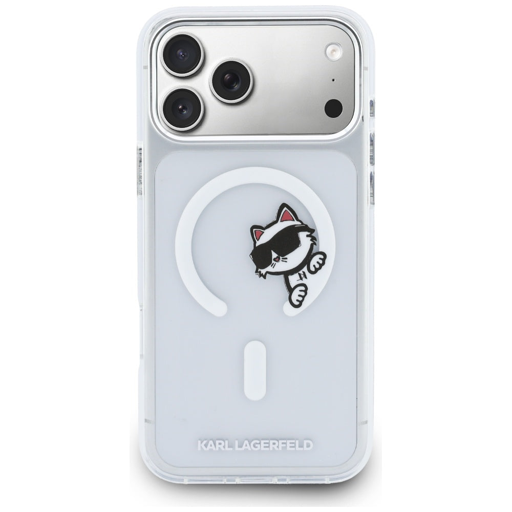 Karl Lagerfeld IML Peekaboo MagSafe Case til iPhone 17 Pro Max - klar