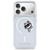 Karl Lagerfeld IML Peekaboo MagSafe Case til iPhone 17 Pro - klar