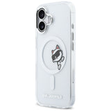 Karl Lagerfeld IML Peekaboo MagSafe iPhone 17 Case - gennemsigtig