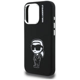 Karl Lagerfeld Silicone Karl Sketch MagSafe Case til iPhone 16 Pro Max - sort