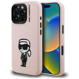 Karl Lagerfeld Silicone Karl Sketch MagSafe Case til iPhone 16 Pro Max - Pink