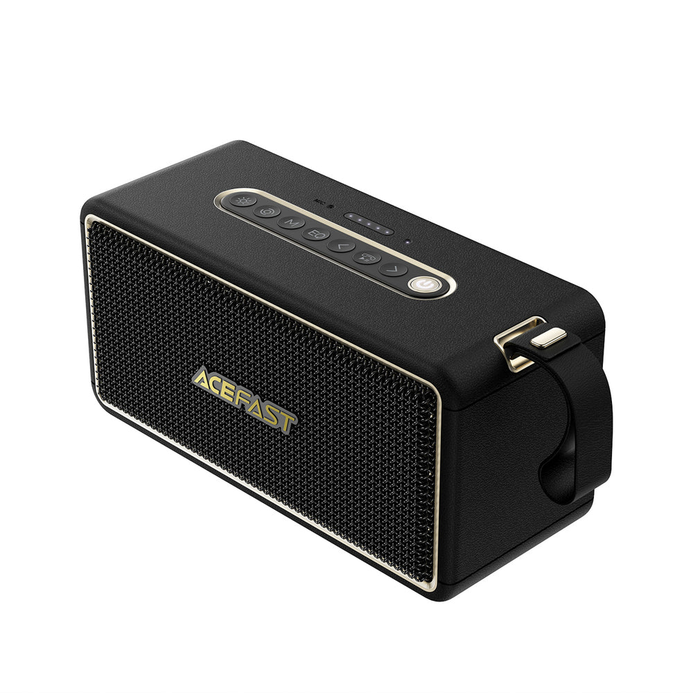 Acefast K3 Ultra Wireless Speaker with RGB Backlight Bluetooth 5.4 - Black
