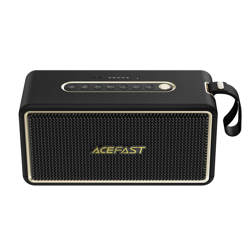 Acefast K3 Ultra Wireless Speaker with RGB Backlight Bluetooth 5.4 - Black