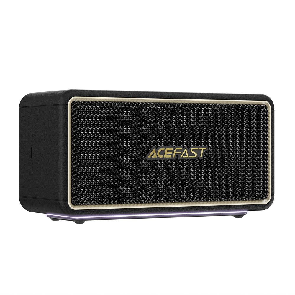 Acefast K3 Ultra Wireless Speaker with RGB Backlight Bluetooth 5.4 - Black