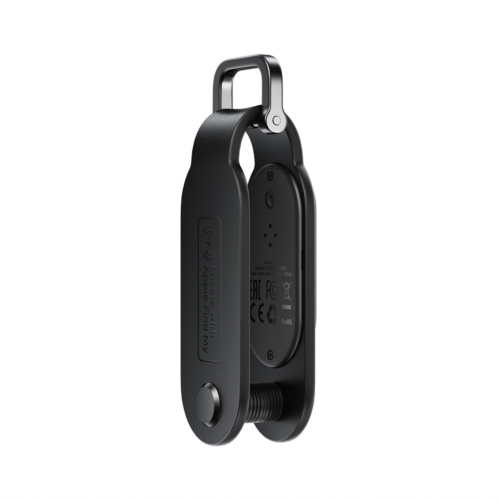 Acefast S4 Bluetooth Keychain Locator Compatible with Apple Find My - Black