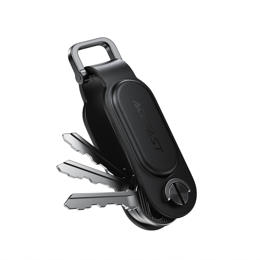 Acefast S4 Bluetooth Keychain Locator Compatible with Apple Find My - Black