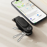 Acefast S4 Bluetooth Keychain Locator Compatible with Apple Find My - Black