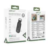Acefast S4 Bluetooth Keychain Locator Compatible with Apple Find My - Black