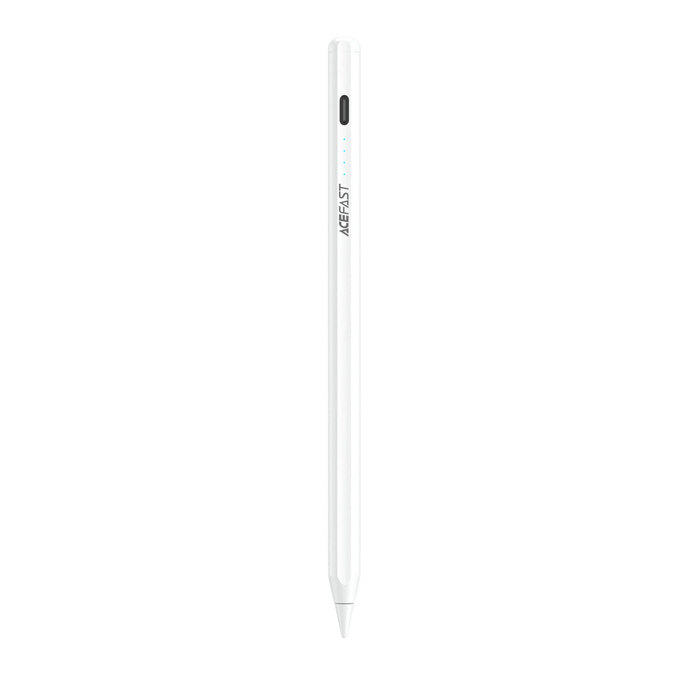 Acefast V1 Universal Capacitive Stylus with 2 Interchangeable Tips - White