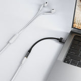Acefast J13 USB-A to 3.5mm mini jack adapter - black