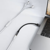 Acefast J12 USB-C to 3.5mm mini jack adapter - black