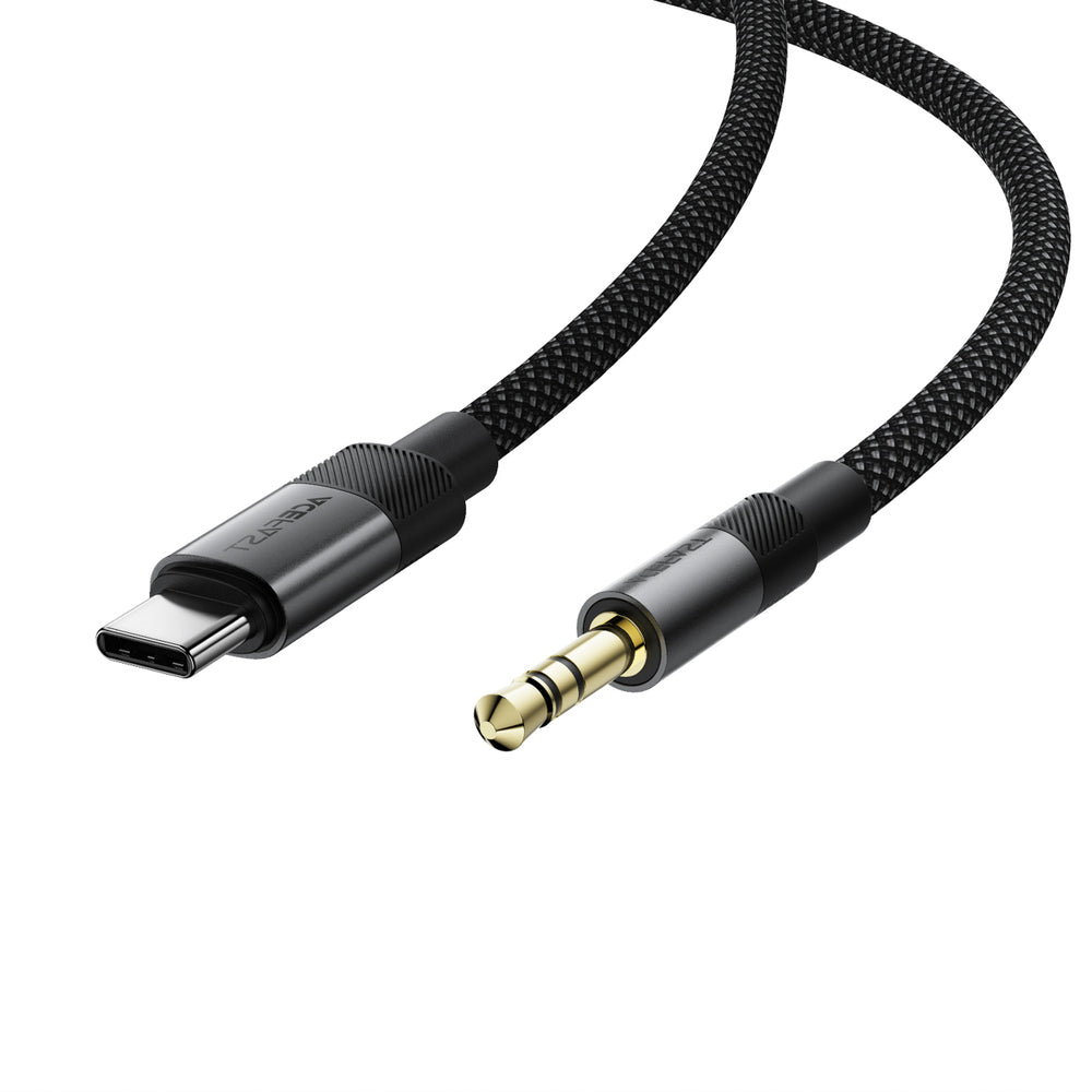 Acefast J11 USB-C to 3.5mm mini jack cable 1m - black