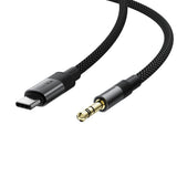 Acefast J11 USB-C to 3.5mm mini jack cable 1m - black