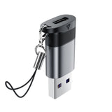 Acefast J8 USB-C - USB-A Adapter - Gray