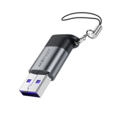 Acefast J8 USB-C - USB-A Adapter - Gray