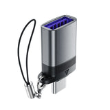 Acefast J7 USB-A - USB-C Adapter - Gray