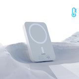 Dudao K26 Power Bank 10000mAh 20W USB-A / USB-C / MagSafe - hvid