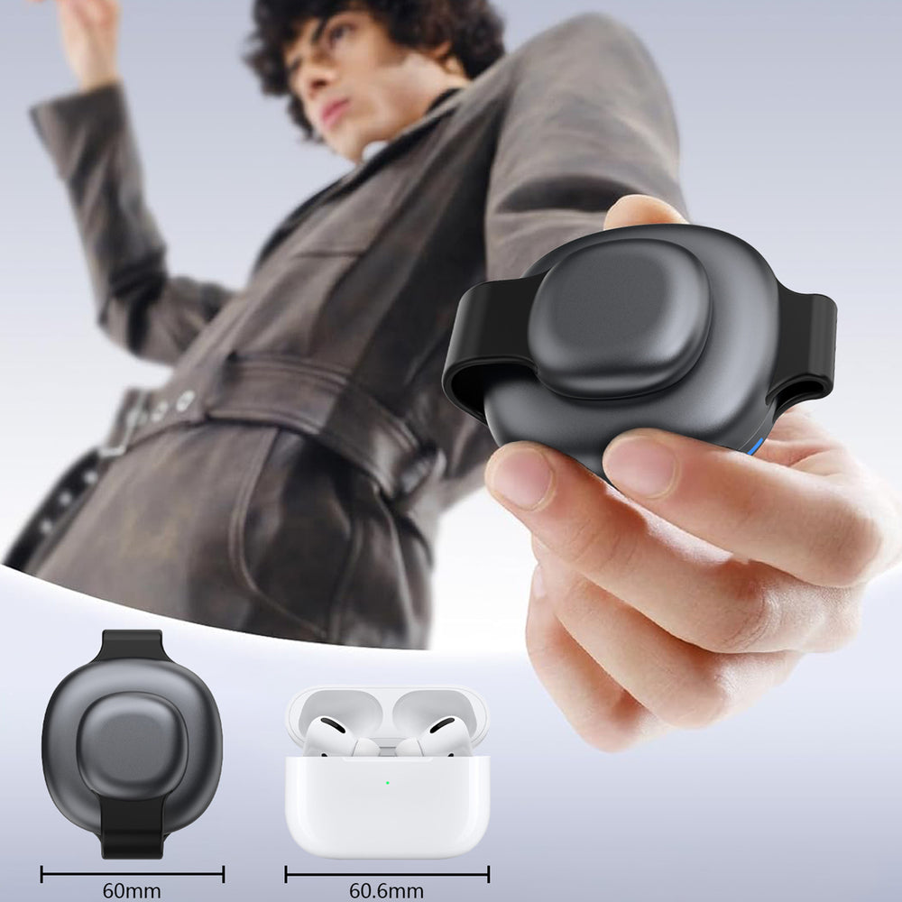 Dudao A11S 3-in-1 Wireless Charger Compatible with MagSafe Smartphone Smartwatch Headphones - Black