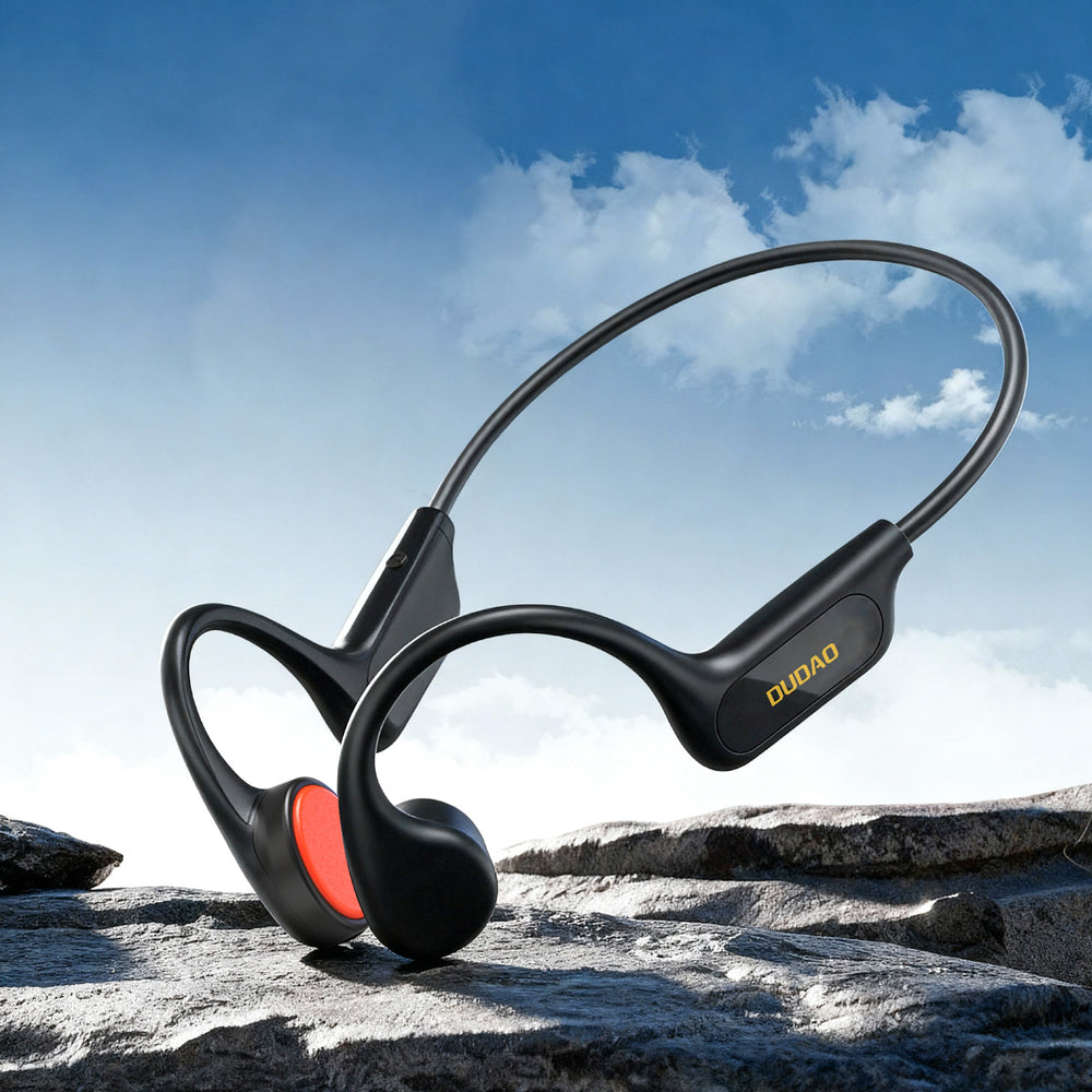 Dudao U22 Bluetooth 5.2 Bone Conduction Headphones med hovedbånd - sort