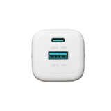 Joyroom JR-TG7 33W USB-A + USB-C Wall Charger med 60W USB-C til USB-C 1m Kabel - Hvid