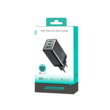 Joyroom JR-TG10 65W GaN 2x USB-C + USB-A vægoplader med 100W USB-C - USB-C 1,2m kabel - sort