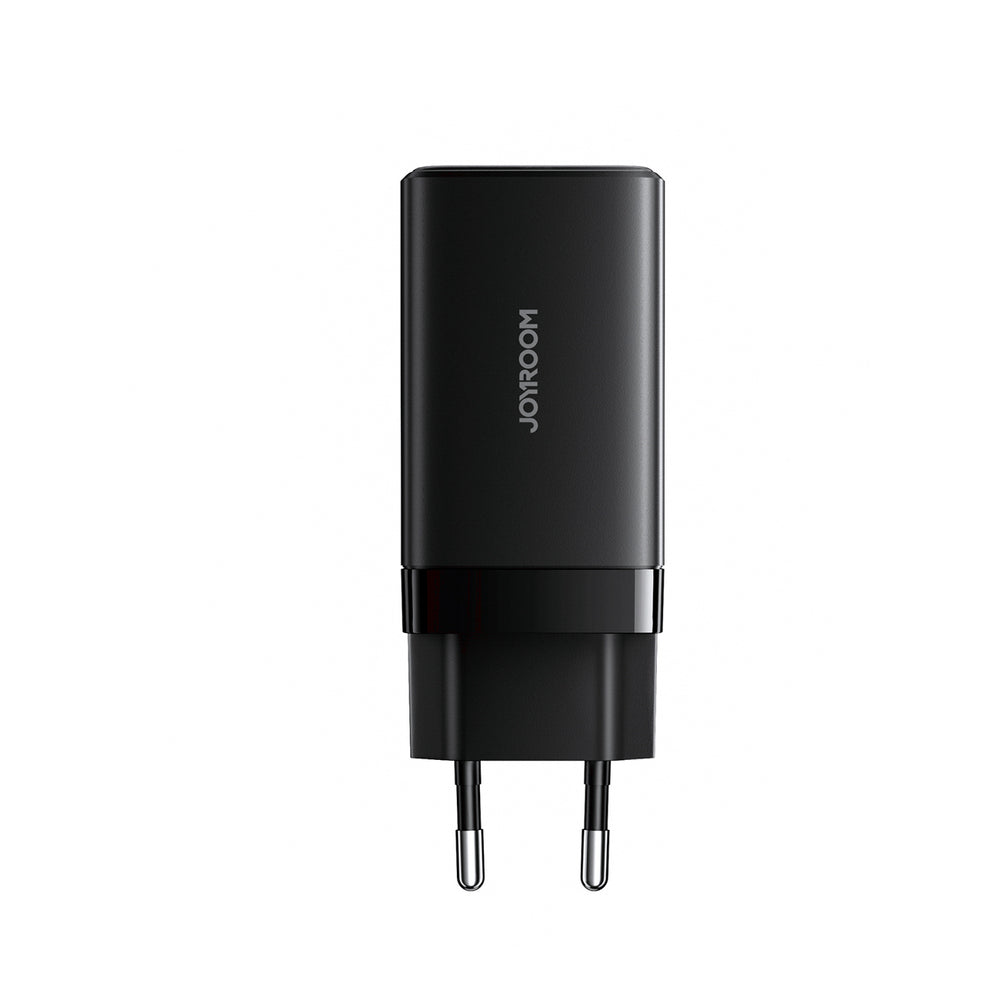 Joyroom JR-TG10 65W GaN 2x USB-C + USB-A vægoplader med 100W USB-C - USB-C 1,2m kabel - sort
