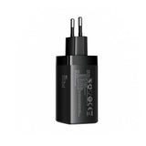 Joyroom JR-TG10 65W GaN 2x USB-C + USB-A vægoplader med 100W USB-C - USB-C 1,2m kabel - sort
