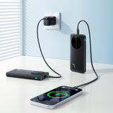 Joyroom JR-PBF12 Pro Powerbank 22.5W 10000mAh med Digital Display 2x USB-A 1x USB-C - sort
