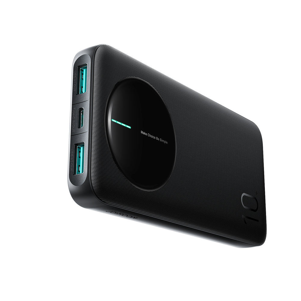 Joyroom JR-PBF12 Pro Powerbank 22.5W 10000mAh med Digital Display 2x USB-A 1x USB-C - sort
