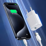 Joyroom JR-TF4 18W USB-A Wall Charger - hvid
